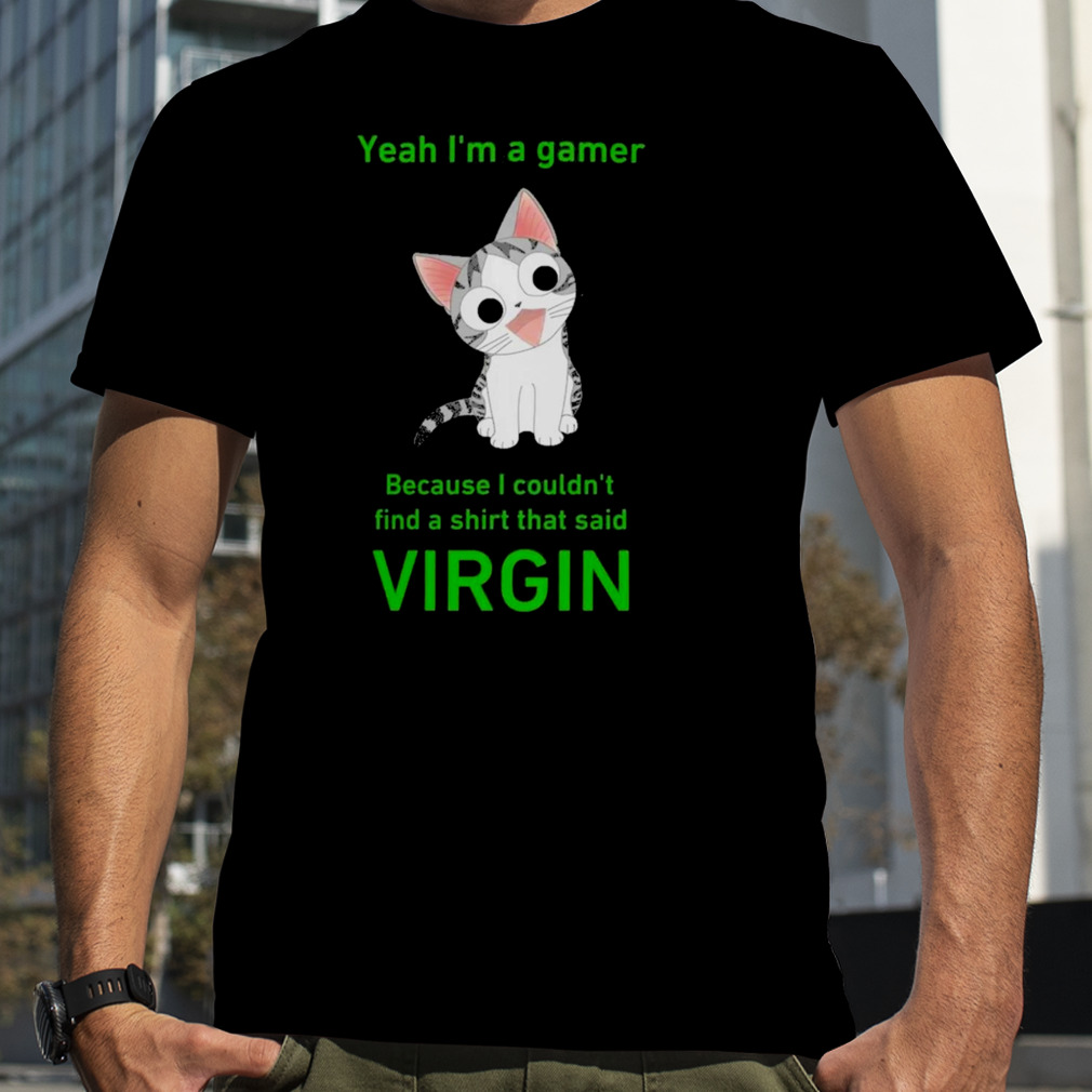 yeah i’m a gamer because I couldn’t find a shirt that said virgin shirt