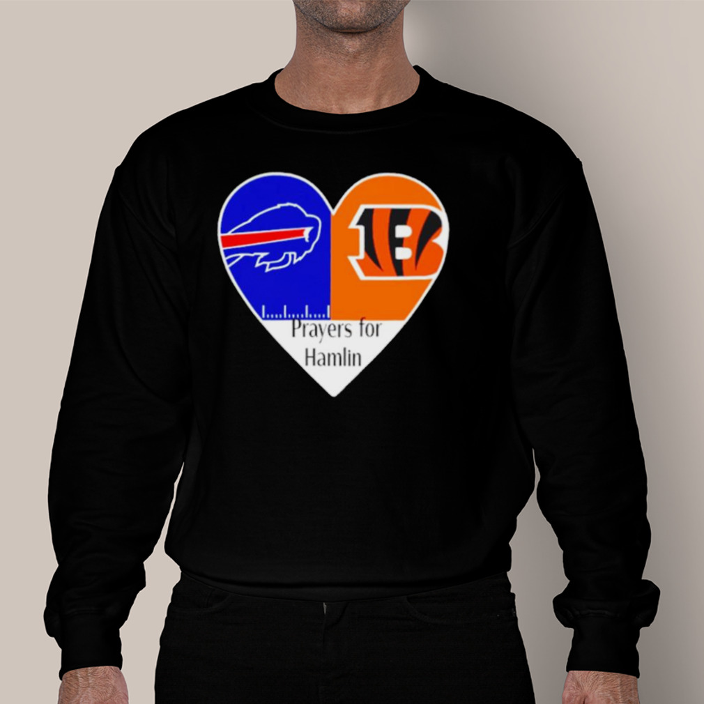 Buffalo Bills and Cincinnati Bengals Prayers for hamlin shirt