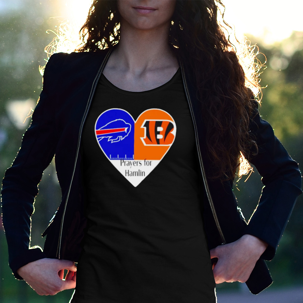 Buffalo Bills And Cincinnati Bengals Prayers For Hamlin Unisex T-Shirt -  REVER LAVIE