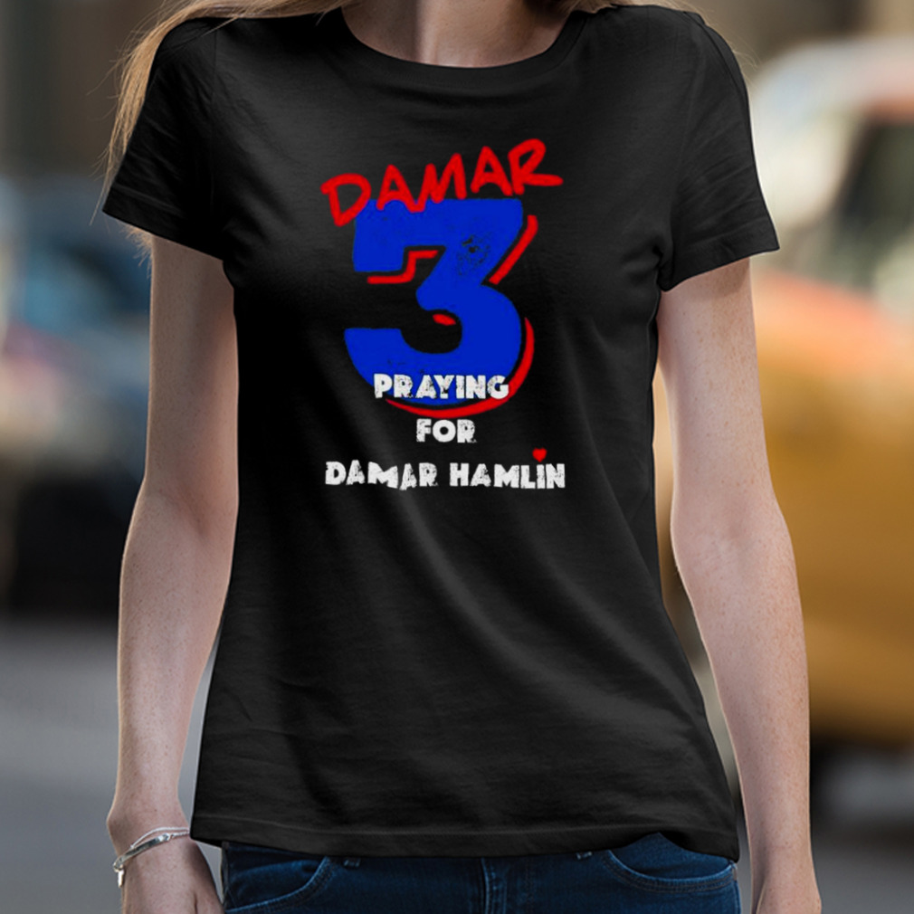 Damar Hamlin T Shirt Pray For 3 Damar Pink Shirt - Anynee