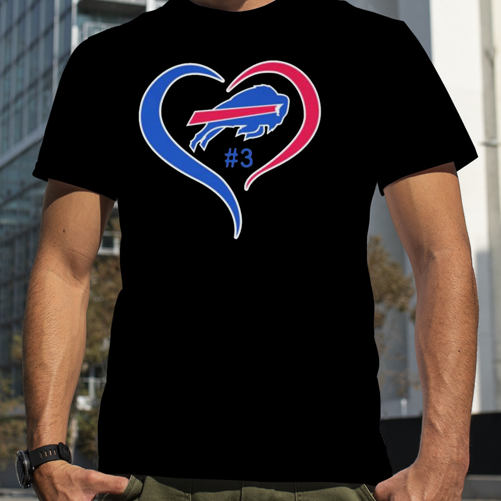 Buffalo Bills Love Heart T-Shirt - Bes Tee Shops