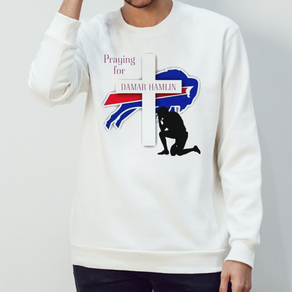 Damar Hamlin Sweatshirt Damar Hamlin Shirt Pray For Damar Hamlin Shirt0001  - Anynee