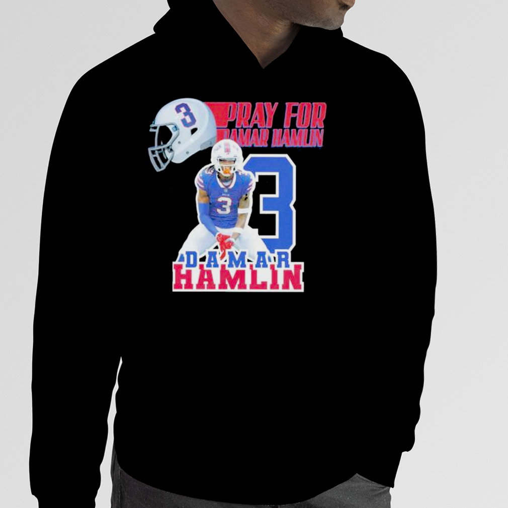 SALE!!! Pray For Damar Hamlin #3 Buffalo T-Shirt Gift For Fan S_5