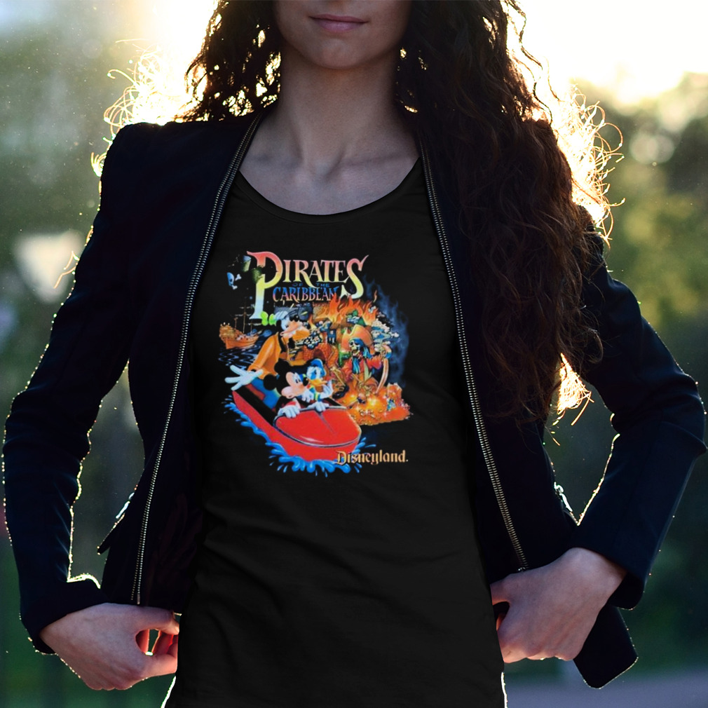 Retro Pirates Of The Caribbean Shirt - Mickey And Friends Edition