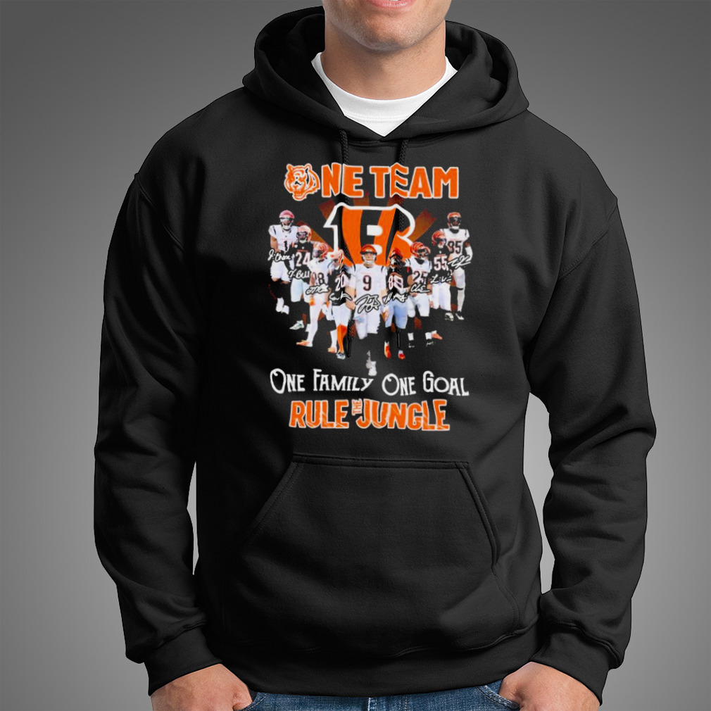 Cincinnati Bengals One Team One Family One Goal Rule The Jungle