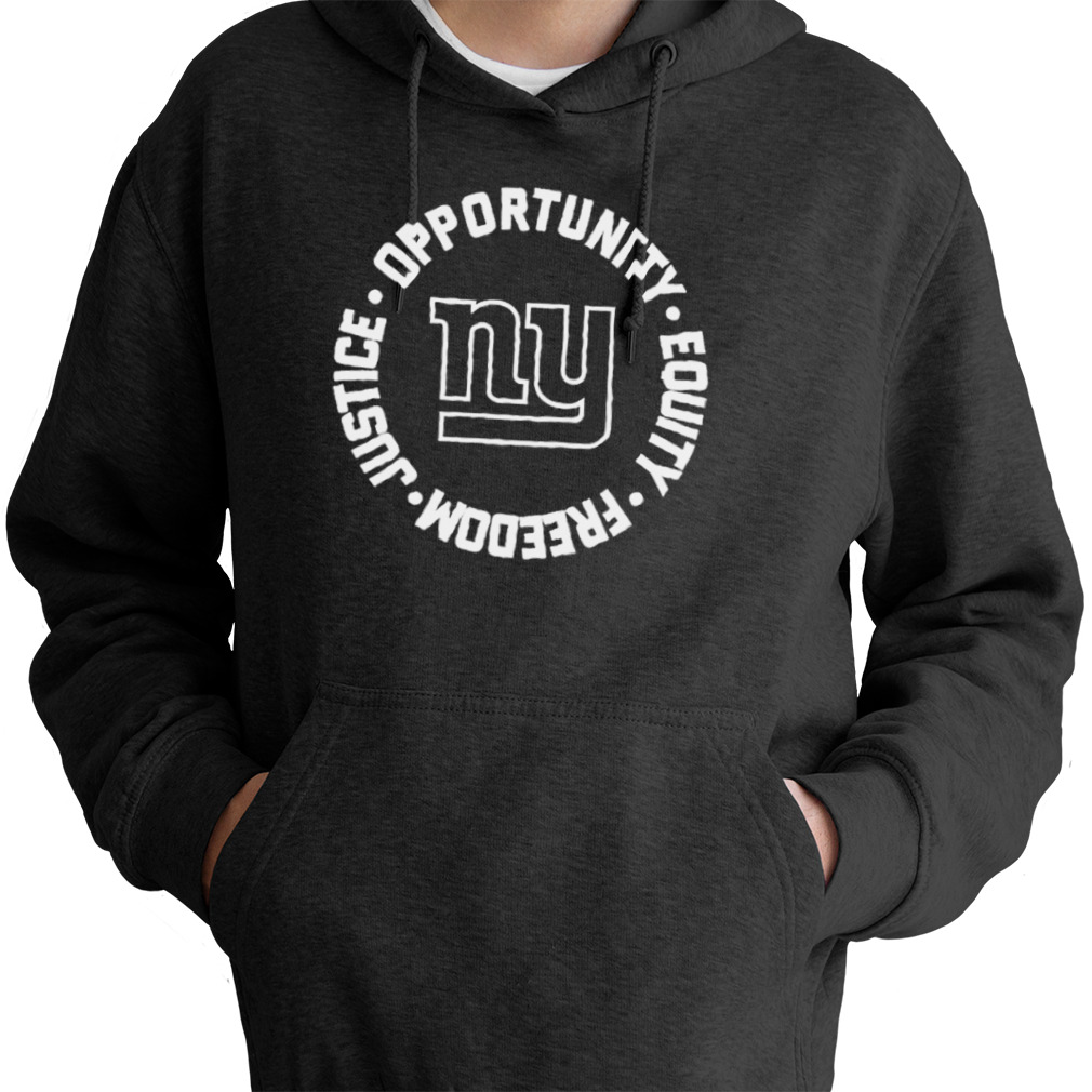 Opportunity Equity Freedom Justice New York Giants Football Shirt Longsleeve