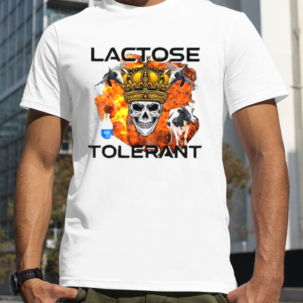 SKull King Lactose Tolerant Cow Shirt