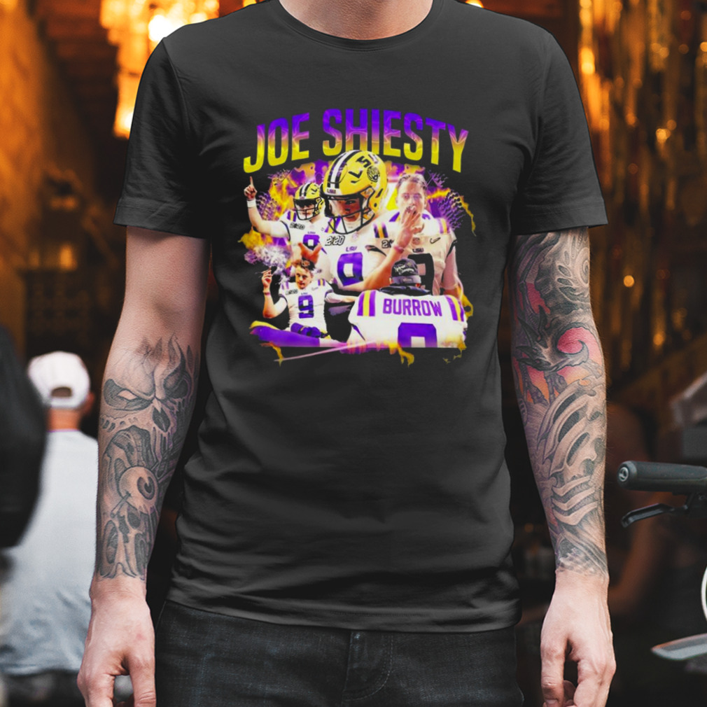 #9 Joe Shiesty Joe Burrow Retro Bootleg 90s Shirt