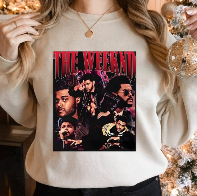 The Weeknd Homage Vintage Retro Shirt