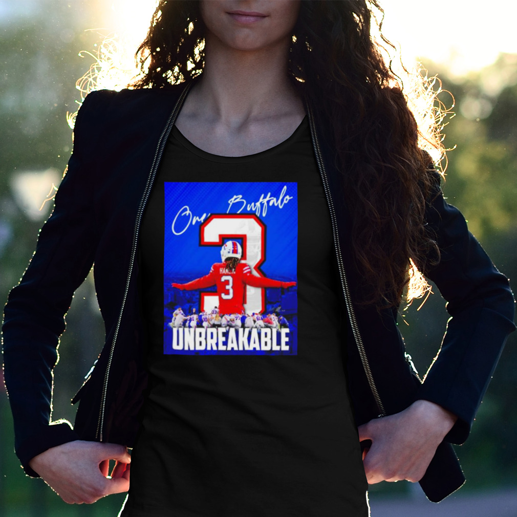 Love For Damar Hamlin One Buffalo Bills Unbreakable Shirt