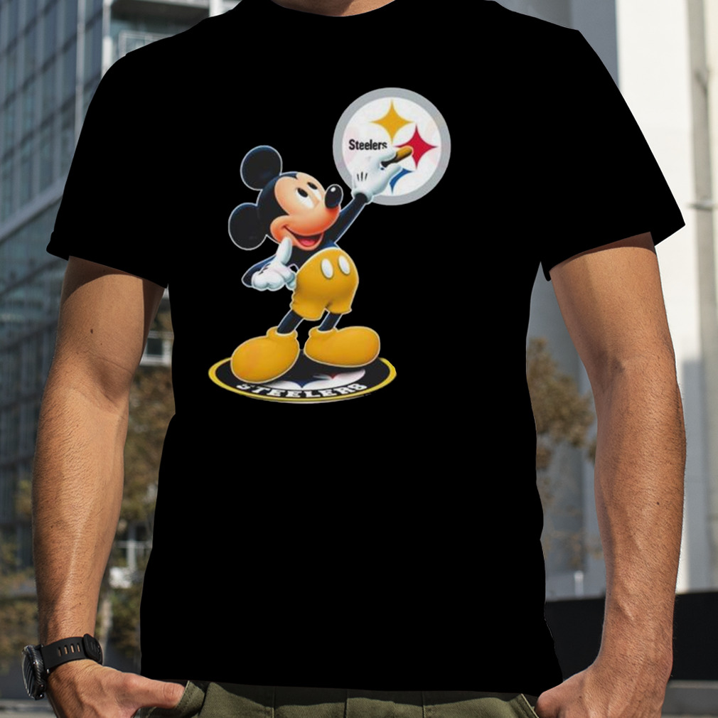 Mickey Mouse Nfl Pittsburgh steelers logo 2023 shirt