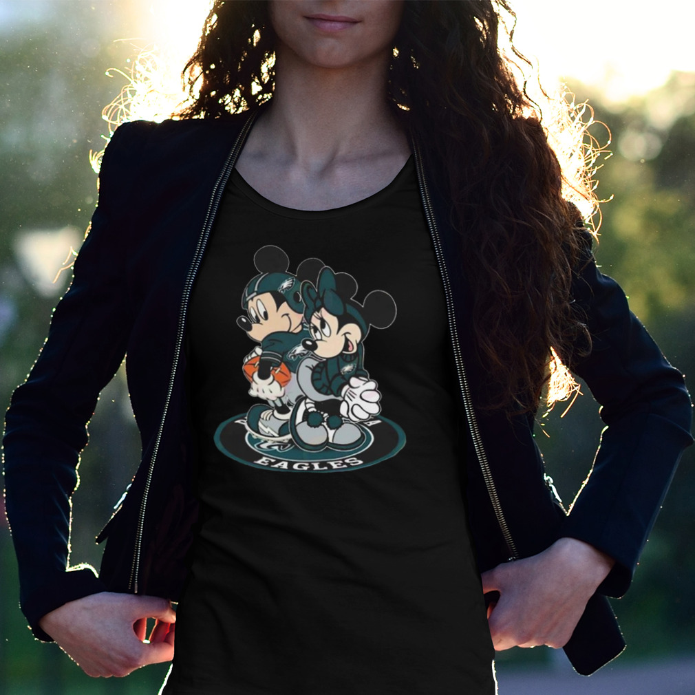 NFL 2023 Philadelphia Eagles Mickey Mouse And Minnie Mouse Shirt