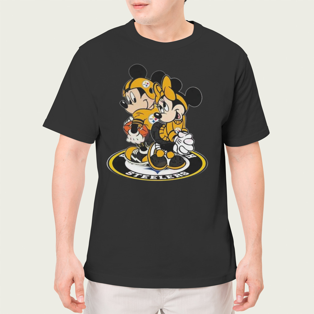 NFL Pittsburgh Steelers Mickey Mouse And Minnie Mouse Shirt - Freedomdesign