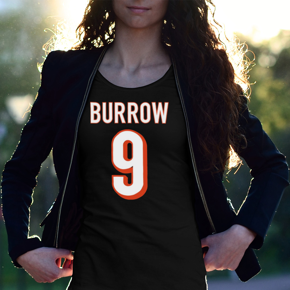 Number 9 Joe Burrow Jersey Number Graphic shirt - Freedomdesign