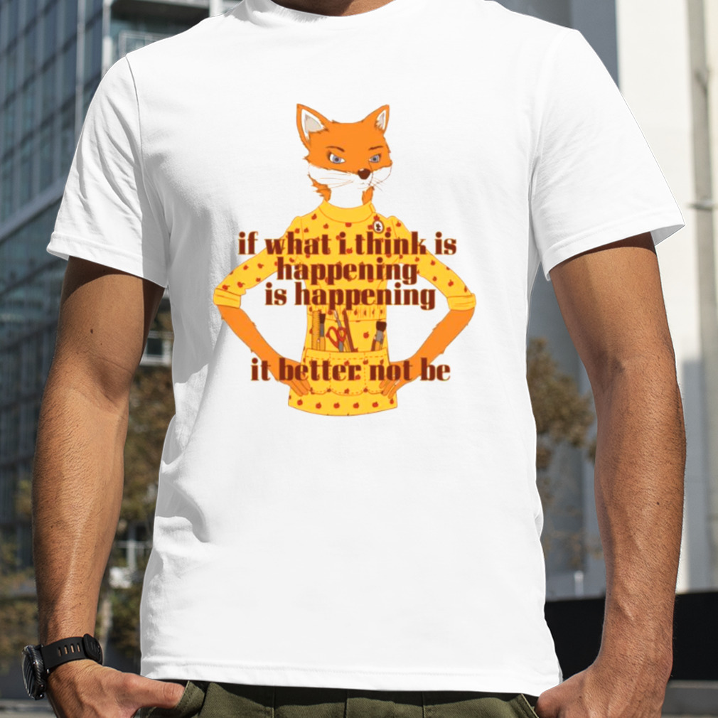 Foxy Lady + Quote Fantastic Mr Fox shirt