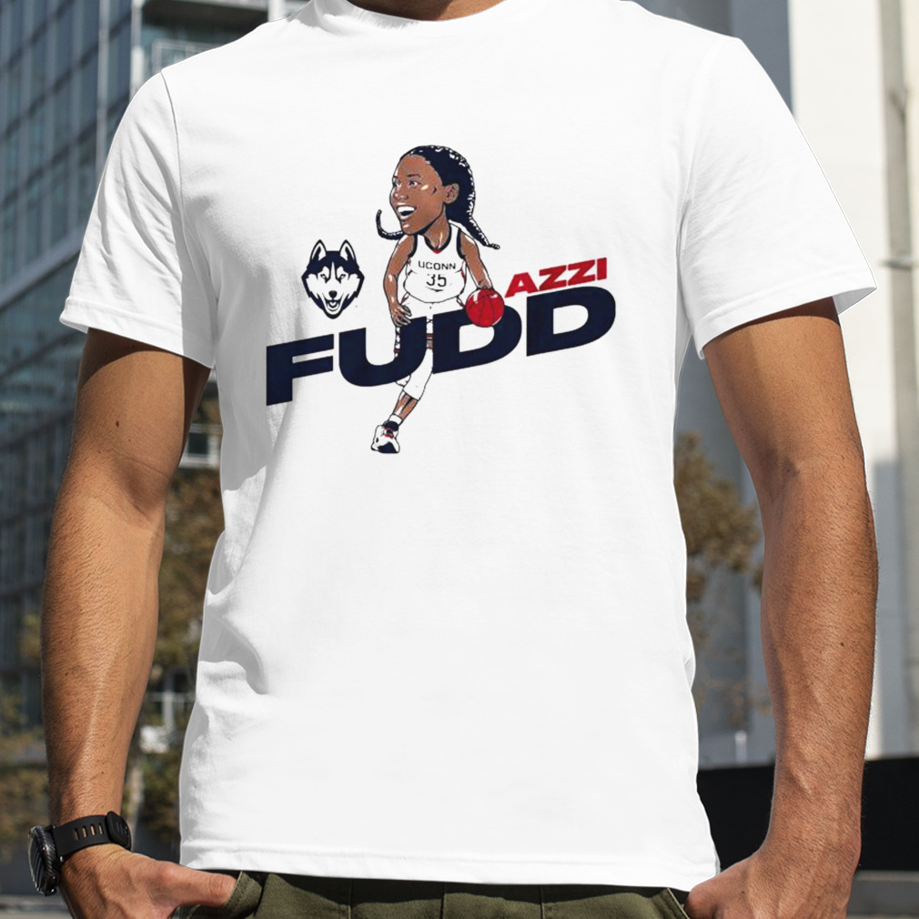 uConn Huskies Azzi Fudd caricature shirt