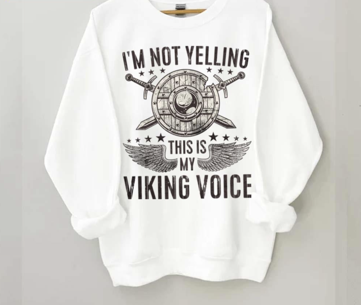 Im Not Yelling This Is My Viking Voice Vikings Valhalla shirt