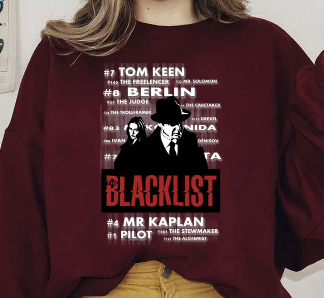 James Spader Alias Raymond Red Reddington The Blacklist shirt