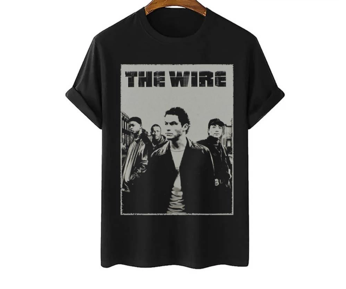 Movie Graphic The Wire Wire On Tire shirt