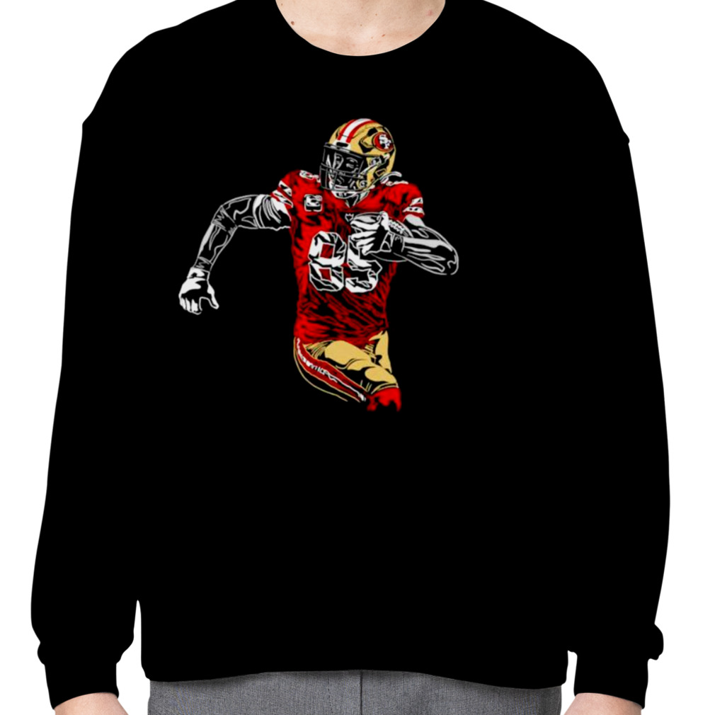 George Kittle 85 San Francisco 49ers football player glitch poster shirt,  hoodie, sweater, long sleeve and tank top