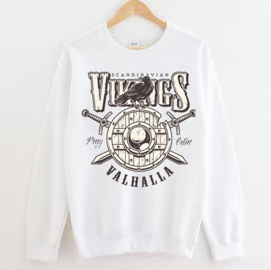 Shields And Sword Design Viking Valhalla shirt