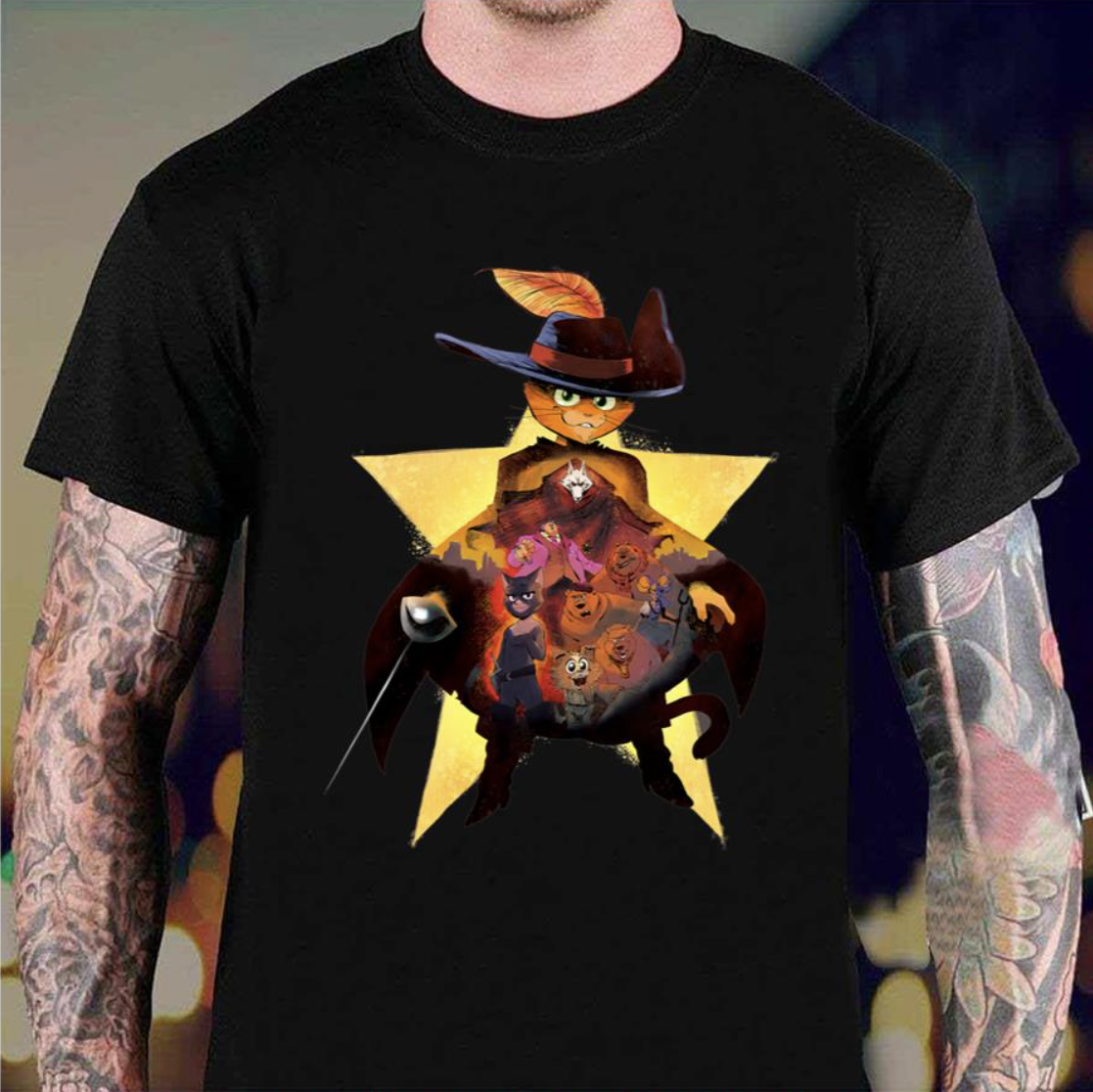 Star Design Puss In Boots The Last Wish shirt