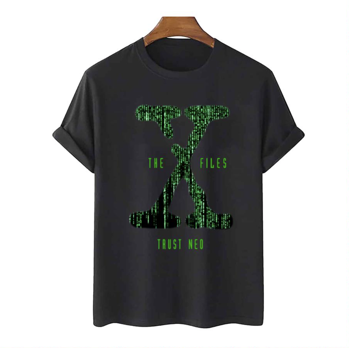 X Files Matrix Mashup Trust Neo shirt