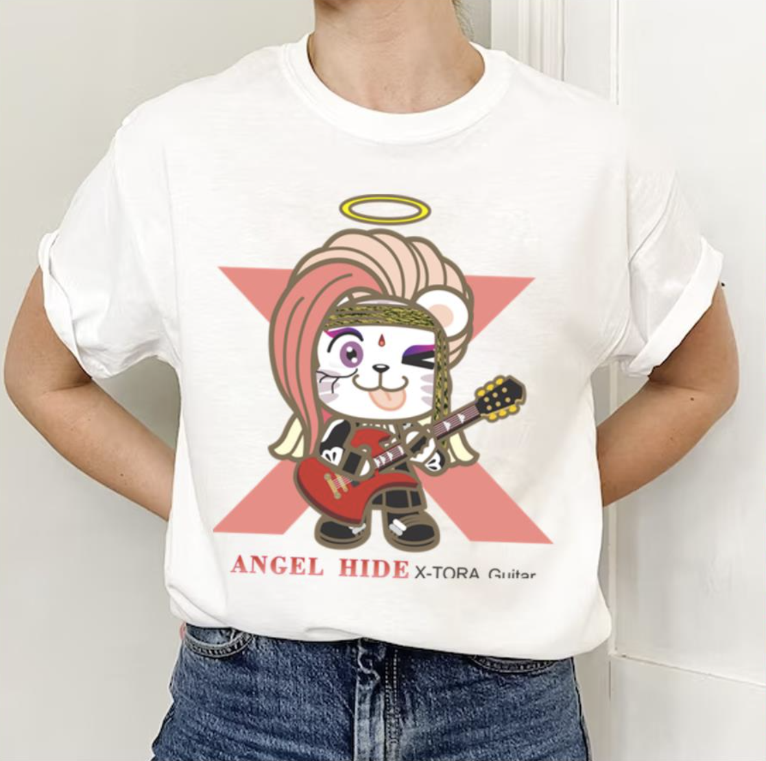 X Tora Hide With Guitar Hide Xjapan shirt
