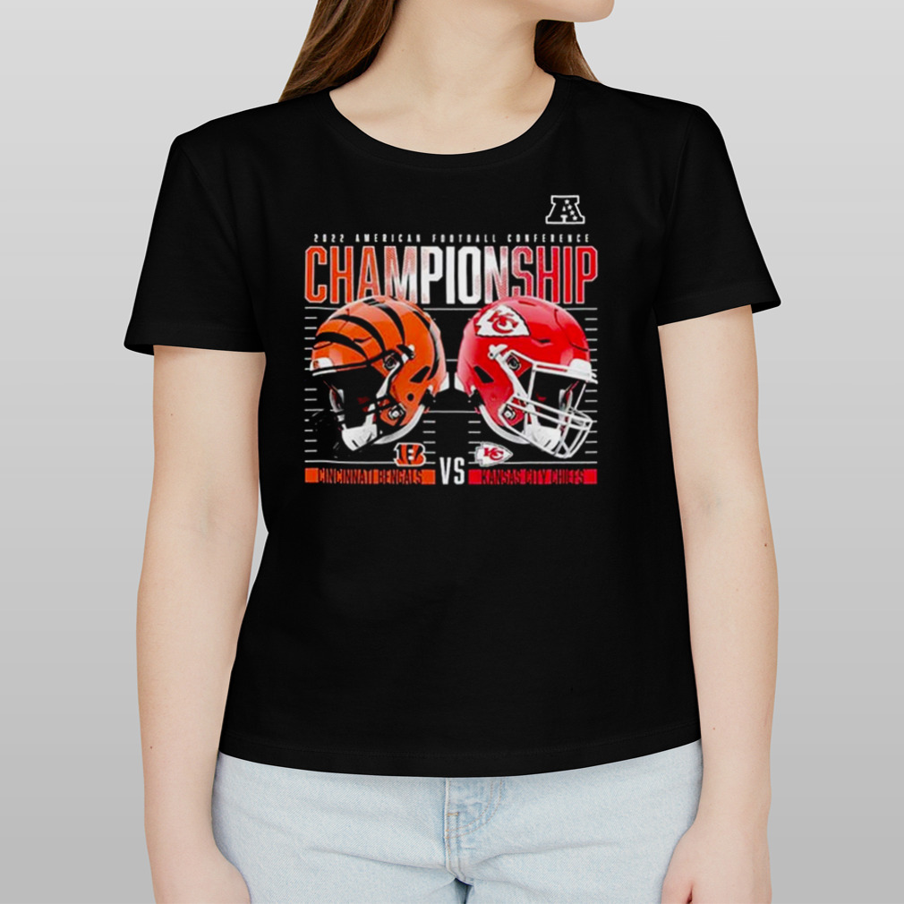 Cincinnati Bengals vs. Kansas City Chiefs AFC Championship shirts