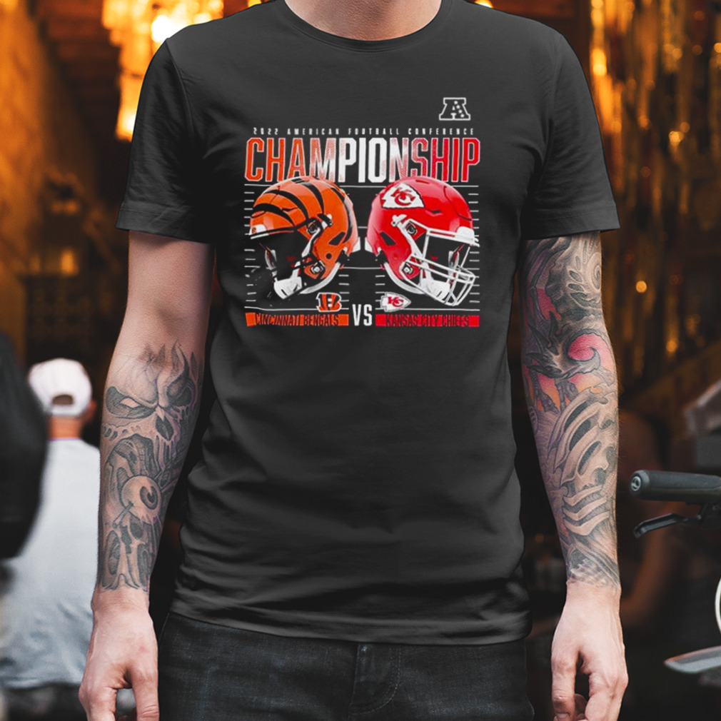 AFC 2021 2022 Cincinnati Bengals NFL Conference Championship T-Shirt -  REVER LAVIE