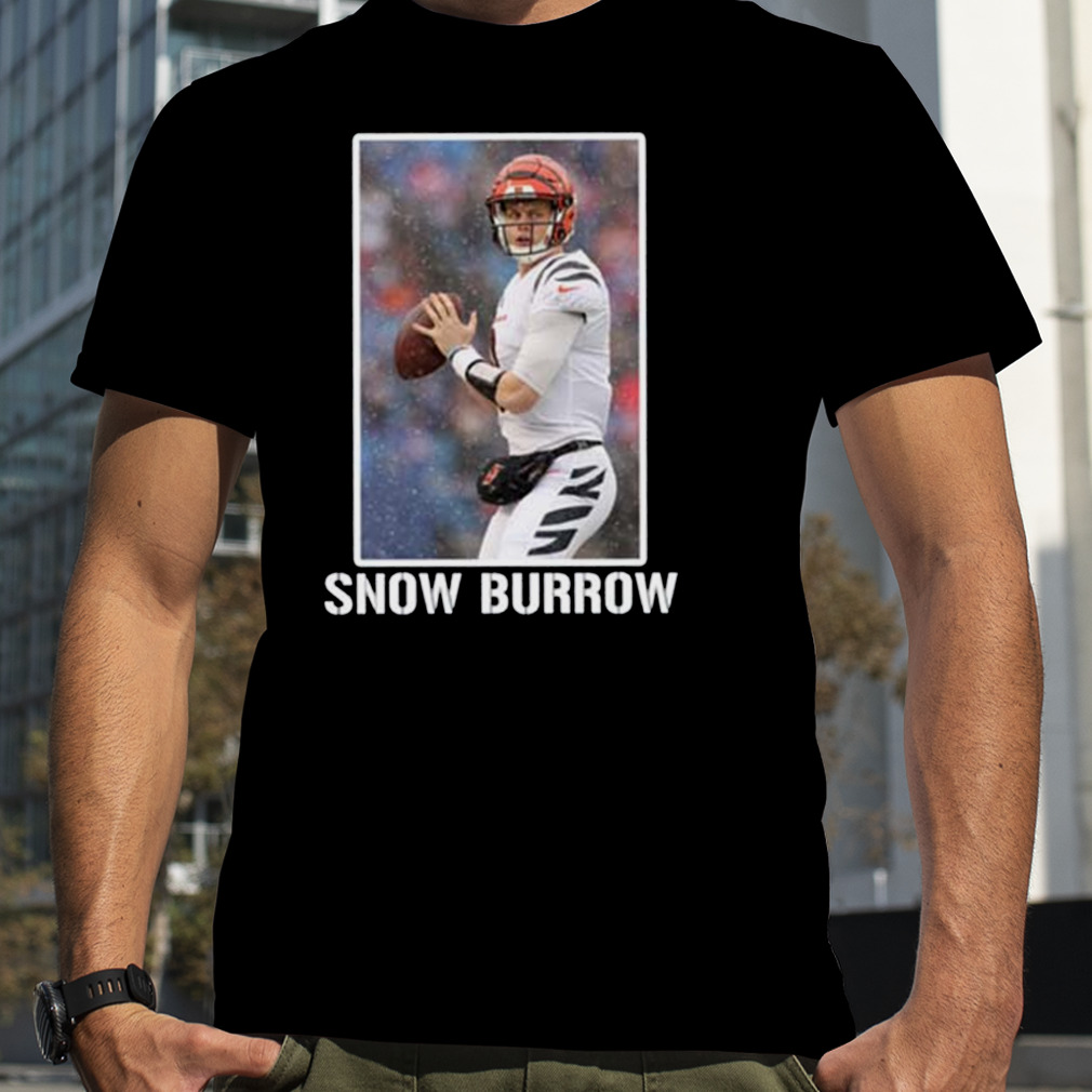Joe Burrow Snow Burrow Cincinnati Football T-Shirt