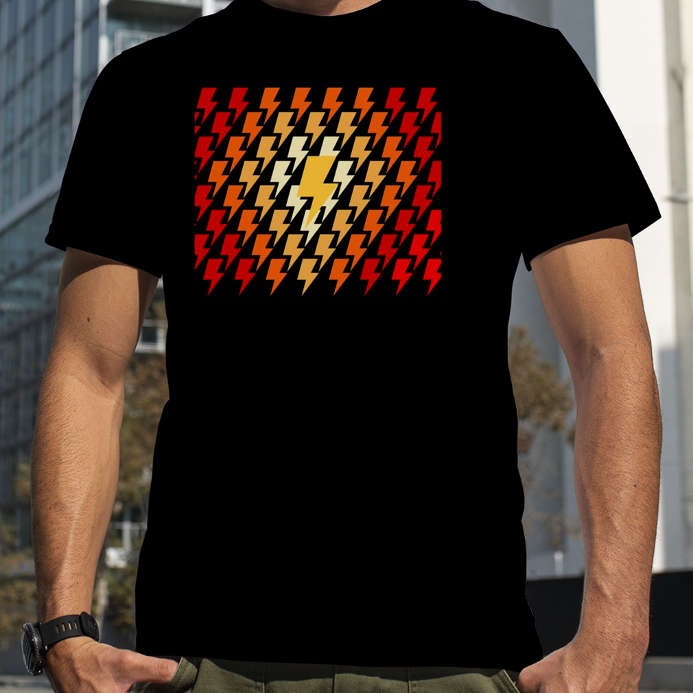 Lightning Bolt Yellow Gold Red White Doom Patrol shirt