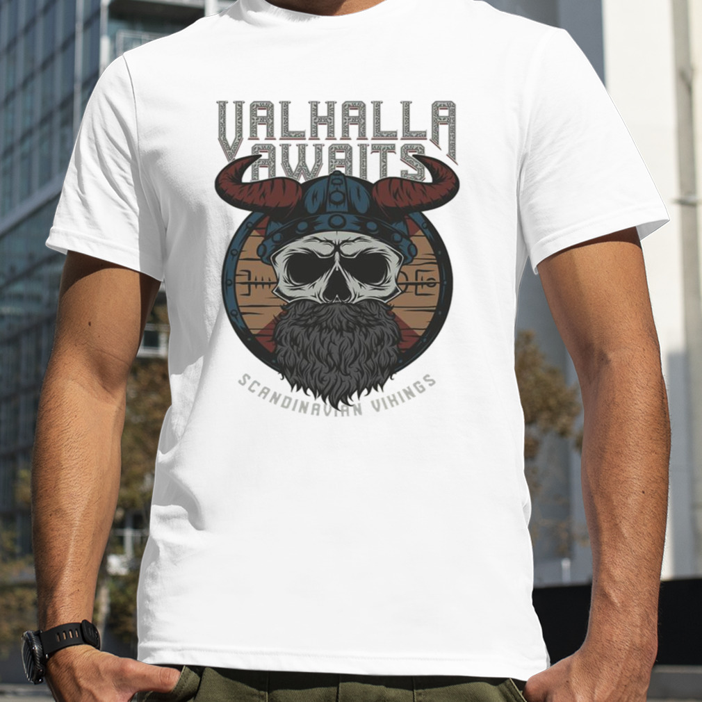 Valhalla Awaits Scandinavian Vikings Valhalla shirt