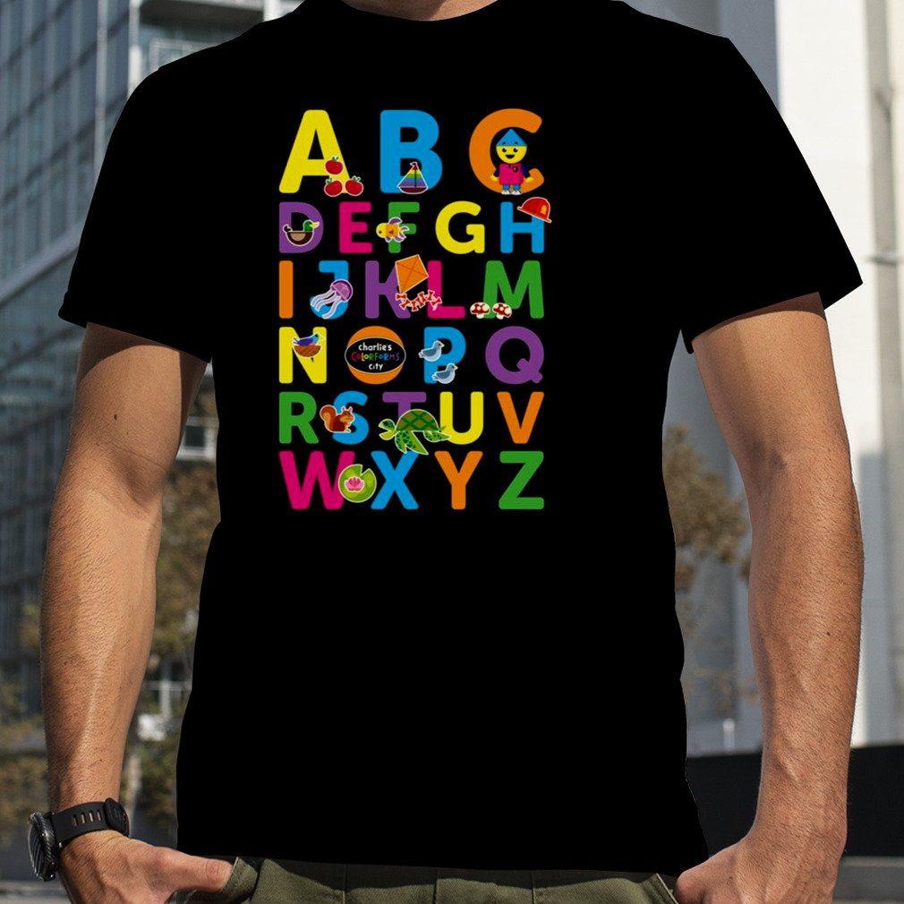 Alphabet Charlie’s Colorforms City shirt