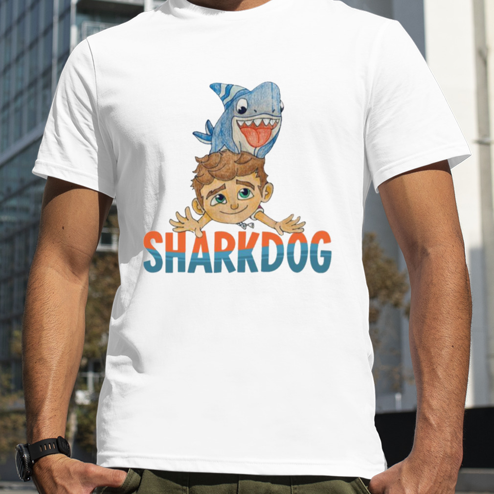 Vintage Cartoon 90s Sharkdog shirt