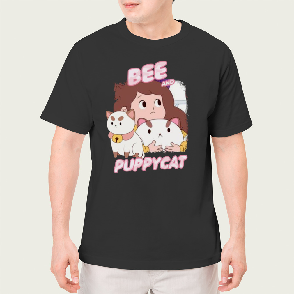 Collage Design Bee And Puppycat Cartoon shirt