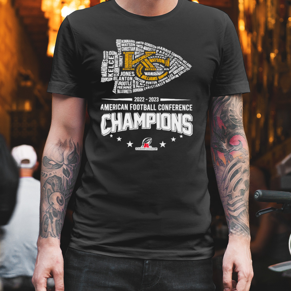 Kansas City Chiefs 2022-2023 American Football Conference Champions shirt