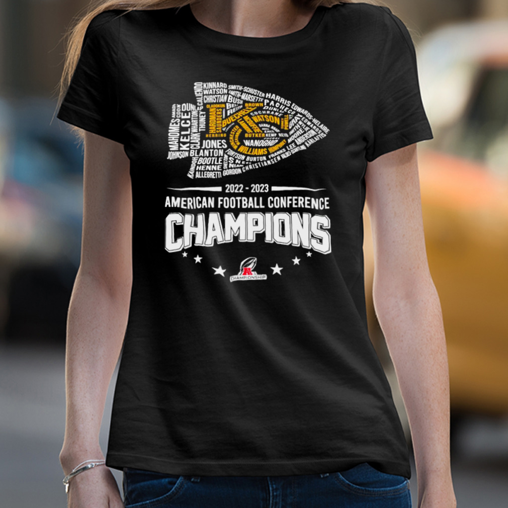 Kansas City Chiefs 2022-2023 American Football Conference Champions shirt,  hoodie, sweater, long sleeve and tank top