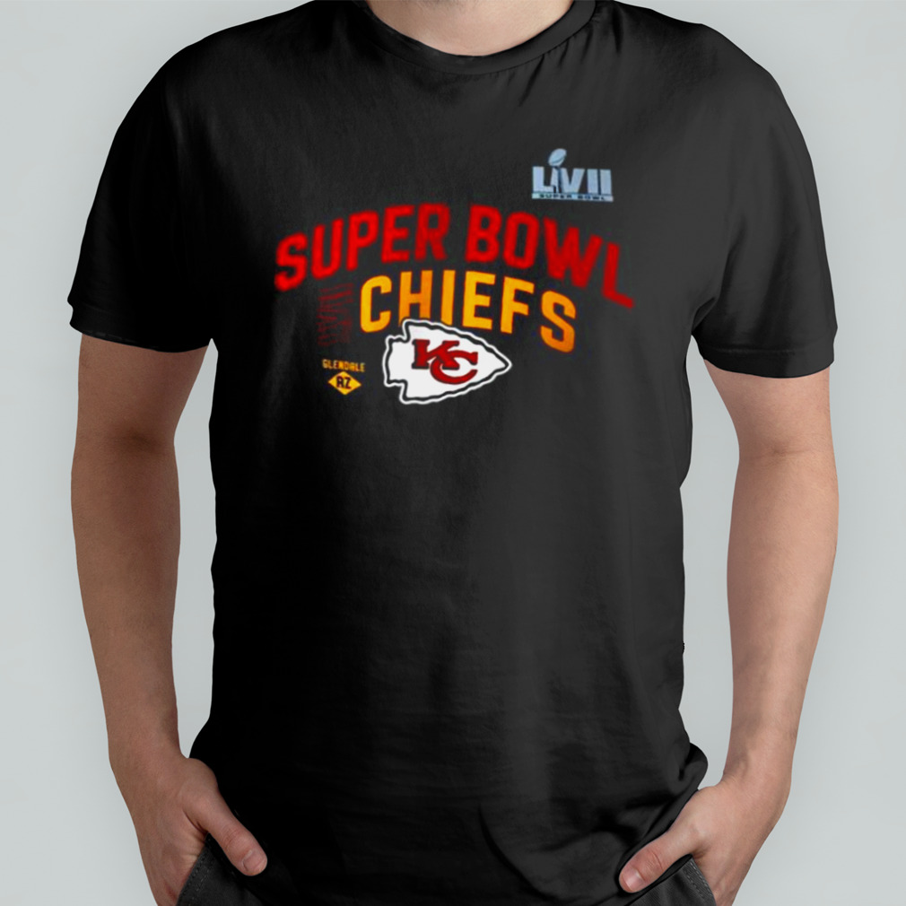 Kansas City Chiefs Nike Super Bowl LVII Team Logo Lockup T Shirt