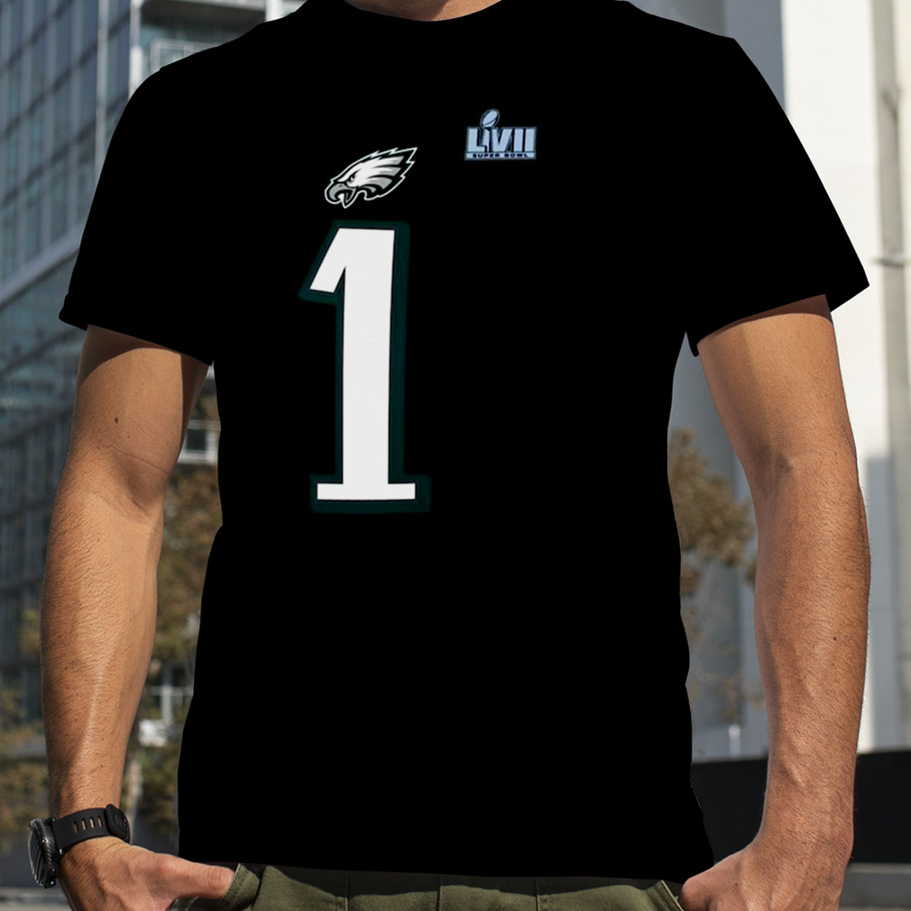 Philadelphia Eagles Jalen Hurts Nike Black Super Bowl LVII 2023 shirt -  Limotees