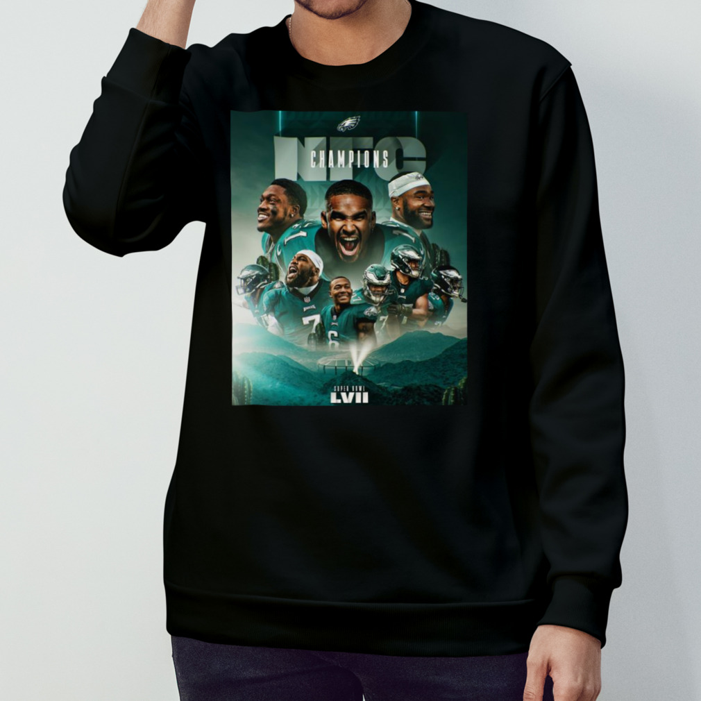 Official Philadelphia Eagles Super BOWL LVII 2023 Champions matchup skyline  shirt, hoodie, sweater, long sleeve and tank top