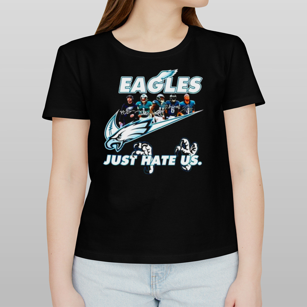 NFL Philadelphia Eagles Nike Just Hate Us Team Signature T-Shirt