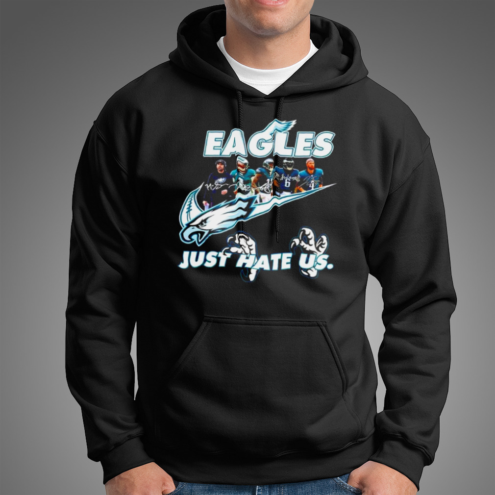 NFL Philadelphia Eagles Nike Just Hate Us Team Signature T-Shirt