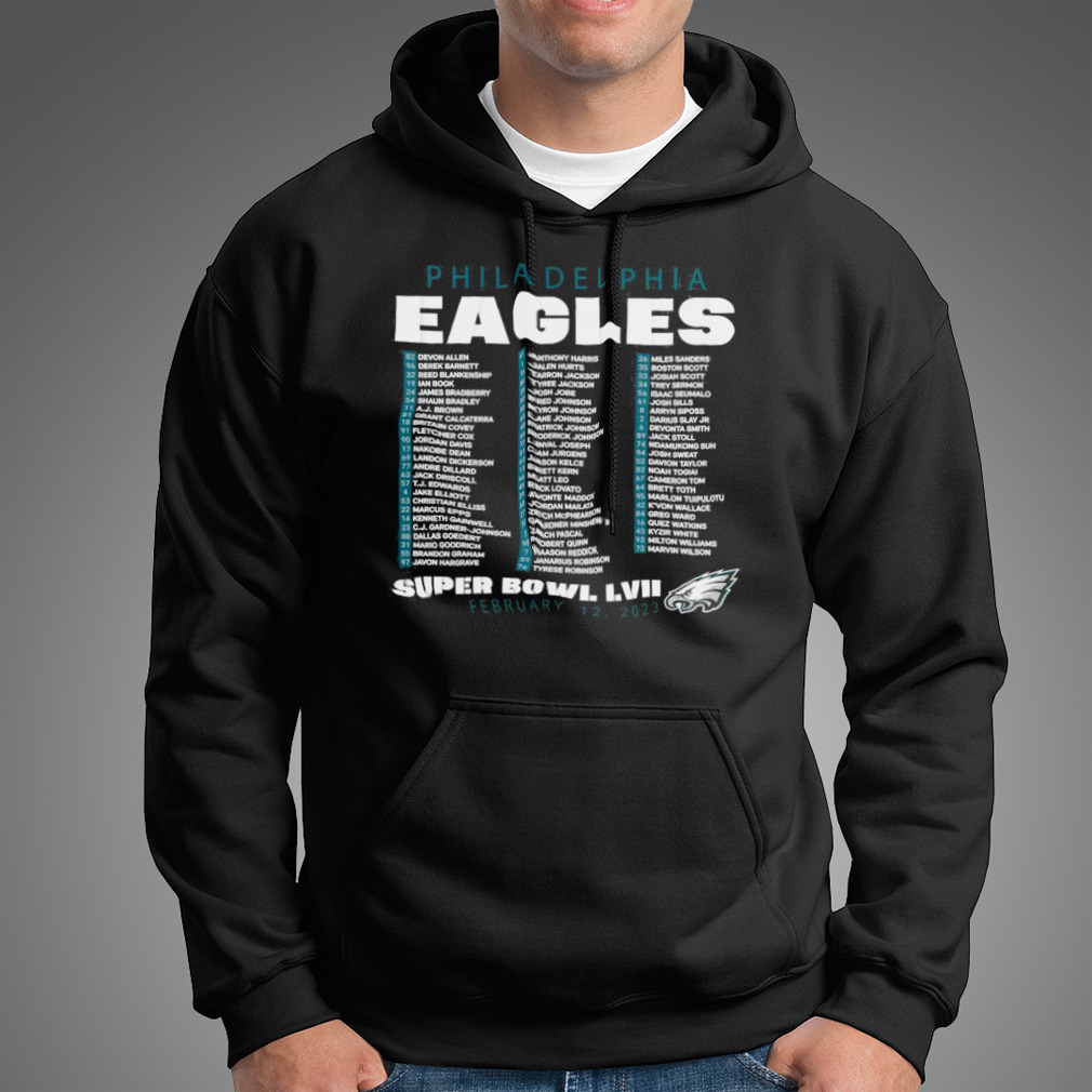 Premium Jalen Hurts Philadelphia Eagles Nike Super Bowl LVII Name Number  T-Shirt, hoodie, sweater, long sleeve and tank top