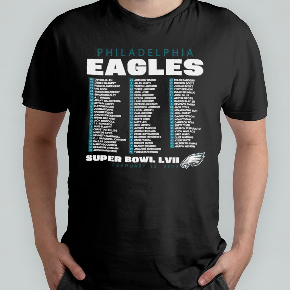 Premium Jalen Hurts Philadelphia Eagles Nike Super Bowl LVII Name Number  T-Shirt, hoodie, sweater, long sleeve and tank top