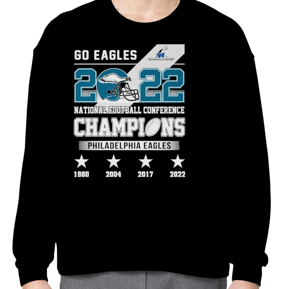 Official philadelphia eagles champions national football conference 2022  2023 shirt, hoodie, longsleeve tee, sweater