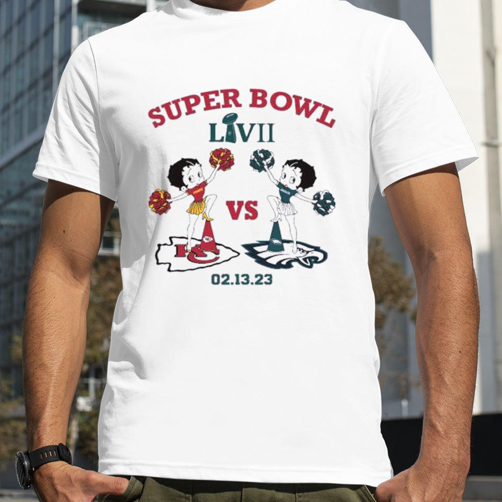 The Girls Philadelphia Eagles vs Kansas City Chiefs Super Bowl 2023 shirt