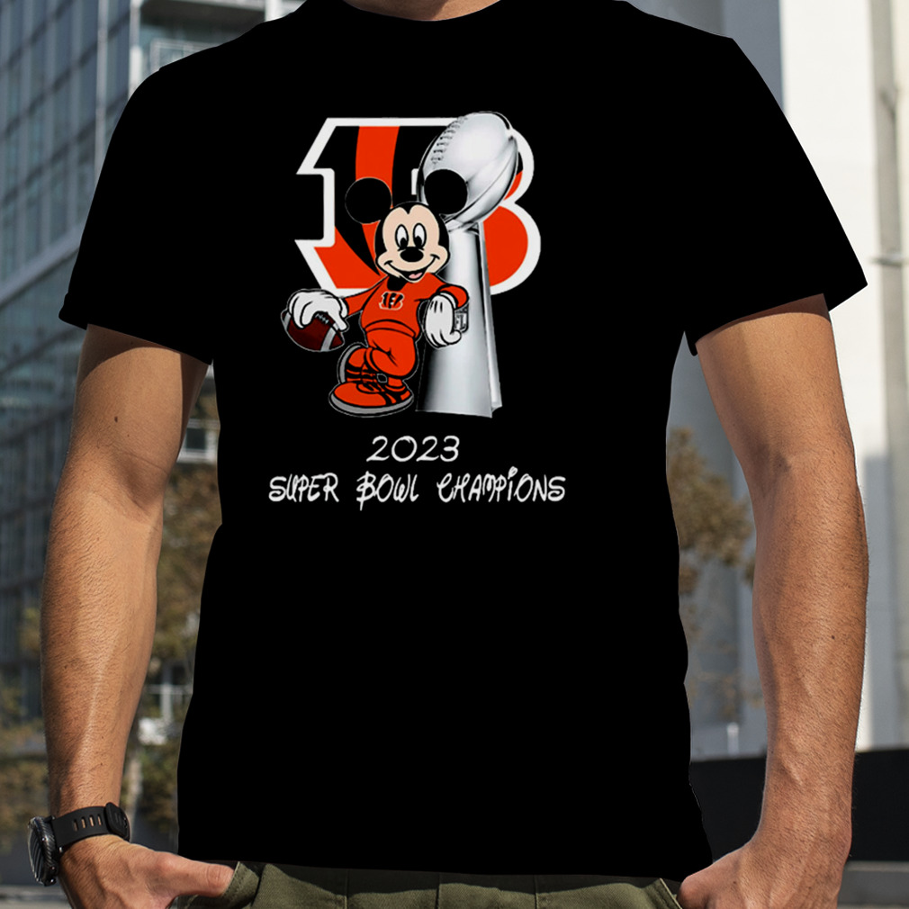 Cincinnati Bengals Mickey Super Bowl Champion T-Shirt