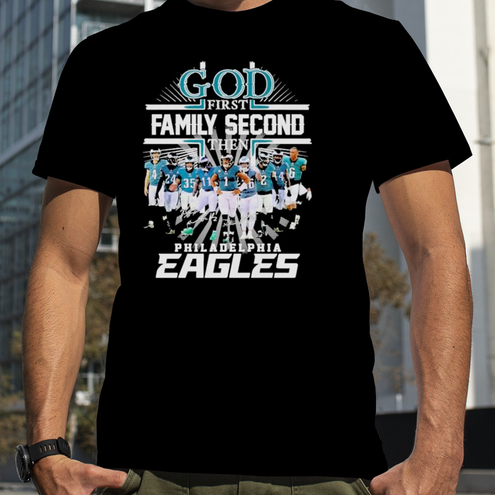 God First Family Second Then Los Angeles Lakers Basketball T-Shirt -  TeeNaviSport