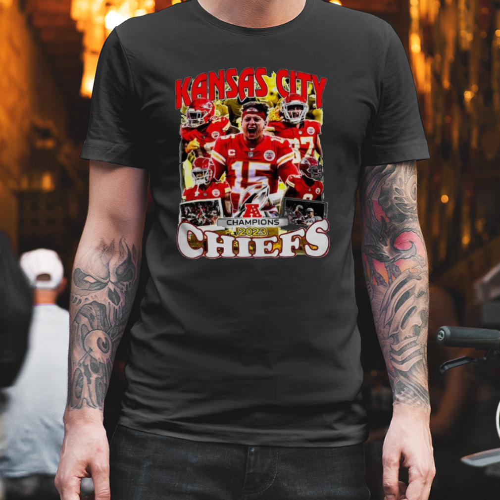 chiefs afc champions 2023 t shirt, Custom prints store